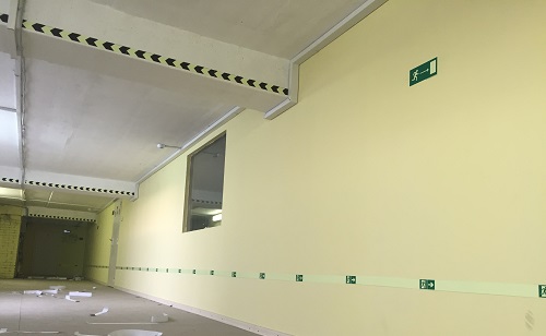 Фотолюминесцентная система эвакуации с технического этажа